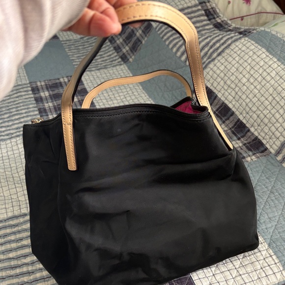 Kate Spade Black Tote with Pink Lining - Picture 4 of 9